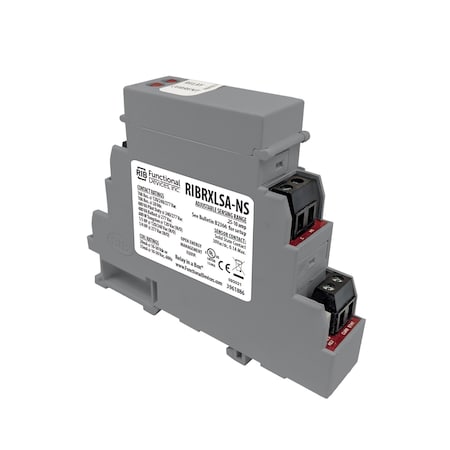 Functional Devices DIN Rail Relay 10Amp SPST 10-30Vdc Adj AC Sensor Switch RIBRXLSA-NS